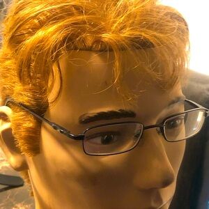 WM2JX111 WMFM9174 53-16-125 Black Crystal Full Rim Eyeglasses Frame